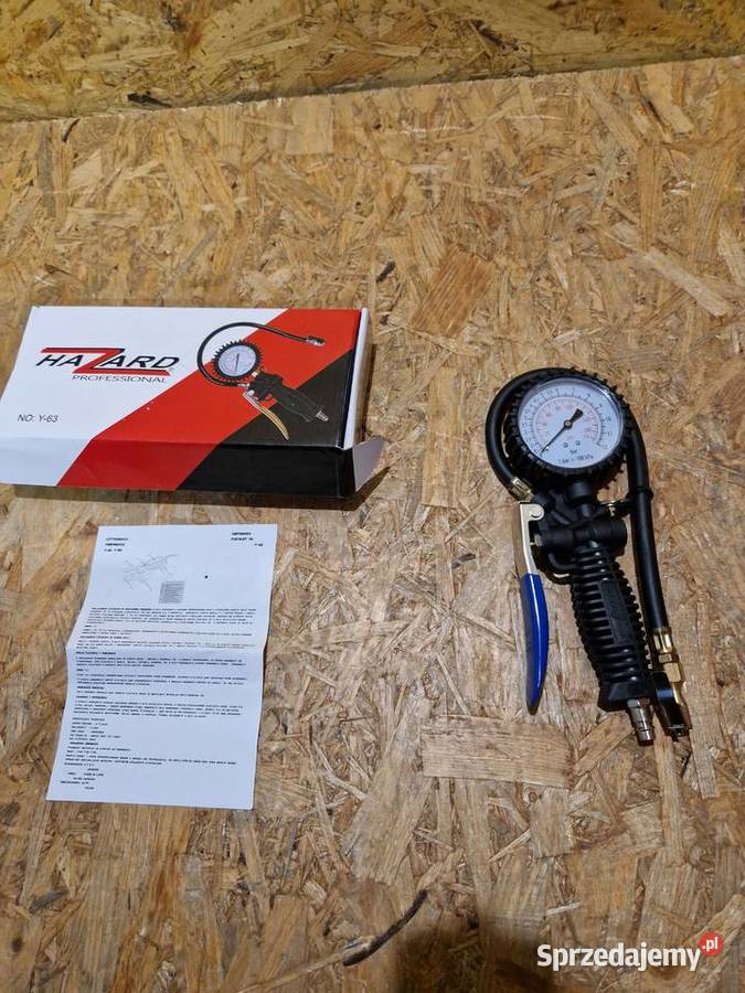 PISTOLET DO POMPOWANIA MANOMETR PROFESJONALNY wielkopolskie sprzedam