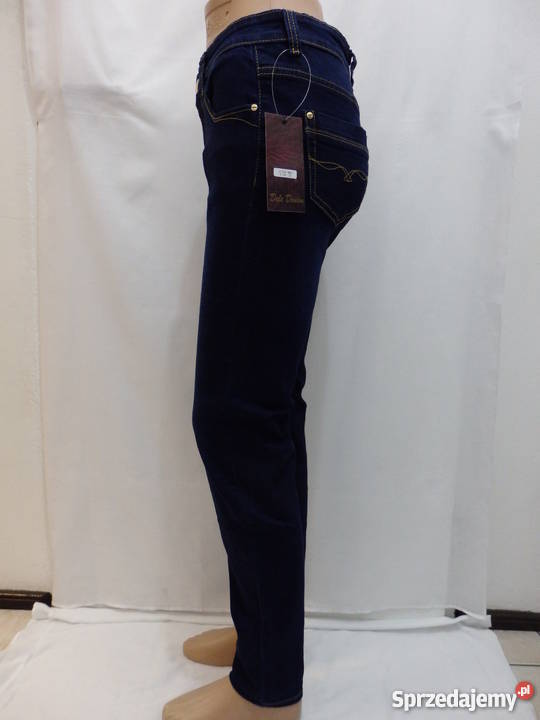 SPODNIE DAMSKIE JEANS ROZMIAR 3848 Dżins  Spodnie Odzież damska wielkopolskie