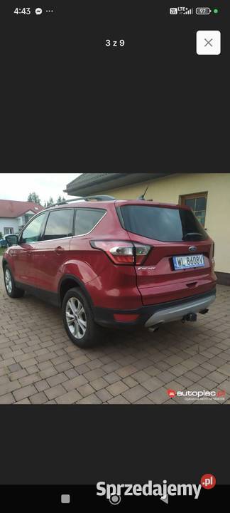 Ford Kuga 15 2018 4x4 napęd 4x4 Legionowo