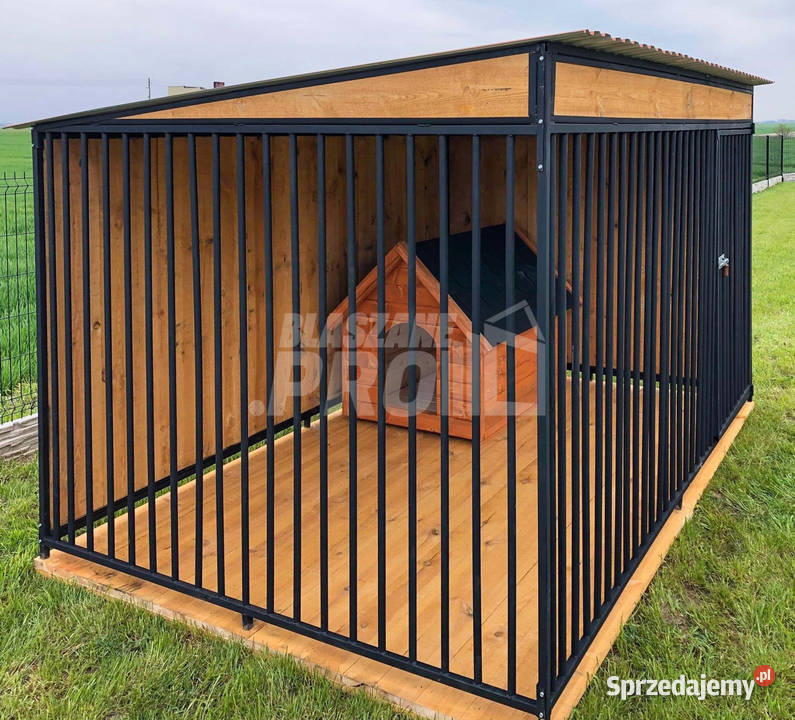 Kojec psów 3x2m Drewniana Podłoga wiatrołap Dla psów Akcesoria dla zwierząt Piła sprzedam