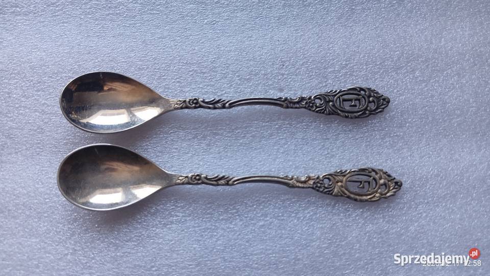 Łyżeczka 2x posrebrzana GERO Vintage Anglia małopolskie