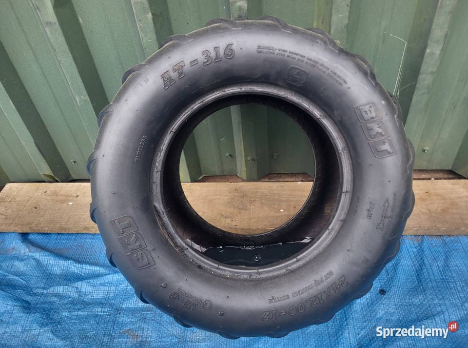 Opona Bkt 24 X 1200 1200 R 12 At 24x120012 nieuszkodzony lubuskie Szprotawa