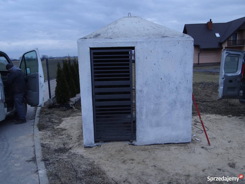 śmietnik altanka ogrodowa wiata piwnica na