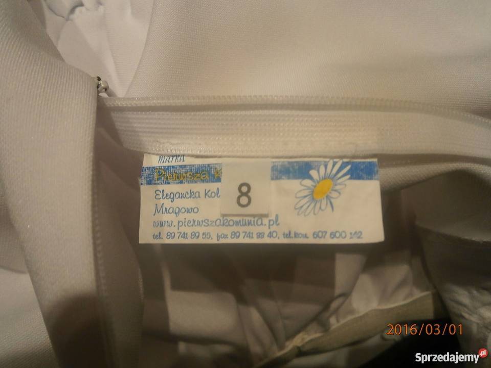 ALBA KOMUNIJNA DZIEWCZĘCA Płock sprzedam