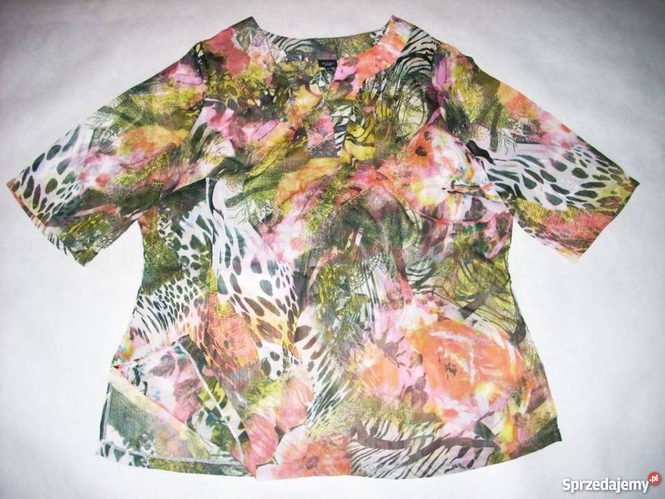 Zwiewna Tunika modna elegancka wzory 52 54 małopolskie Nowy Sącz
