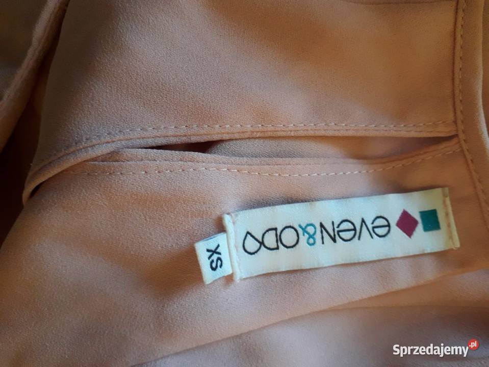 Łososiowa bluzka na ramiączkach EvenOdd XS Kraków