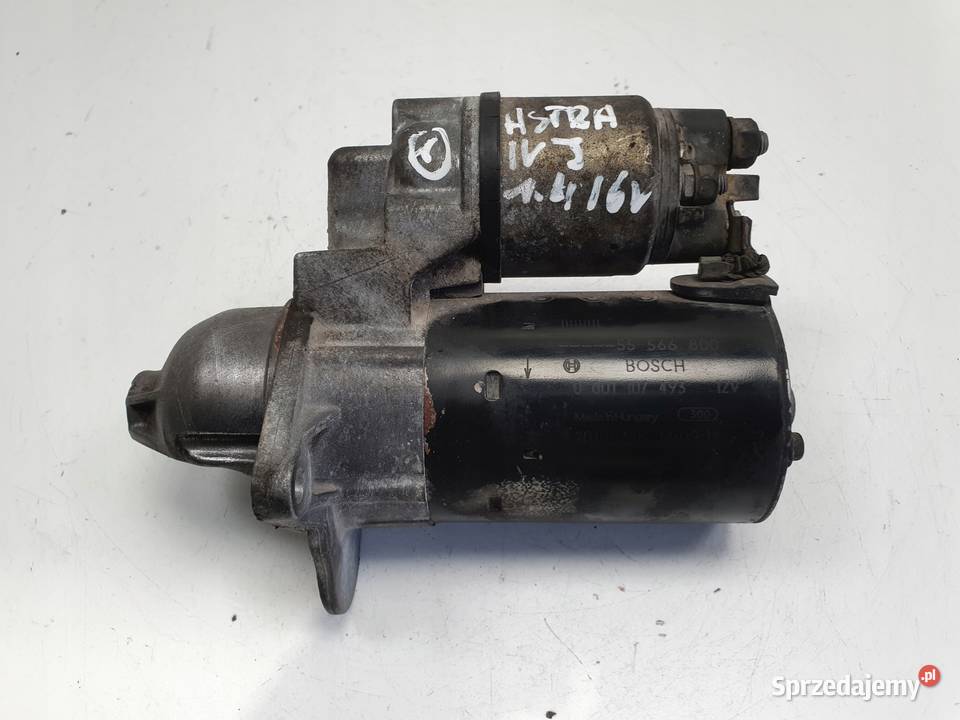 Opel Astra IV J 14 16V ROZRUSZNIK bosch 55566800 Układ elektryczny silnika Janów