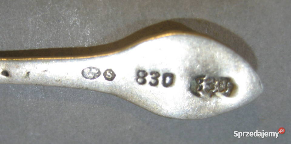 Przedwojenna Łyzeczka do Soli Szwecja mazowieckie Warszawa