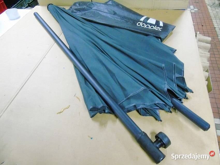 Parasol klasyczny Doppler szary 200 x 236 Sosnowiec