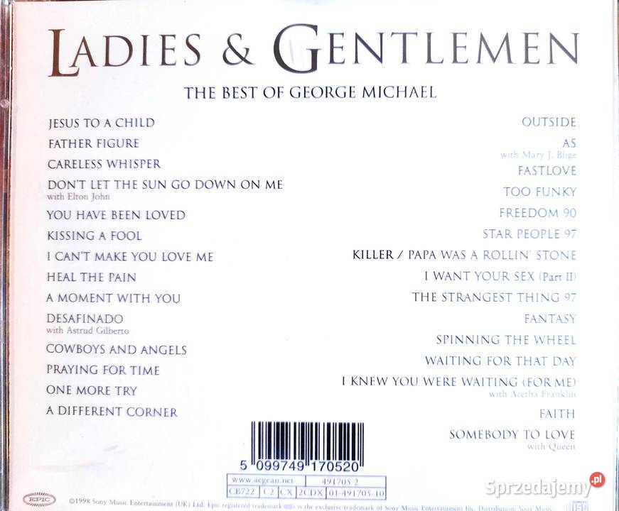 Album 2 płytowy CD GEORGIE MICHAEL Album Ladies Katowice sprzedam