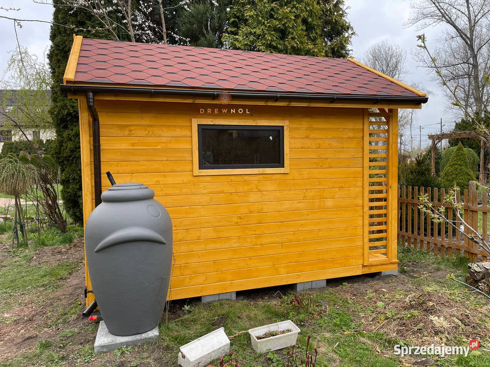 domek narzędziowy drewutnia domek 2w1 altanka
