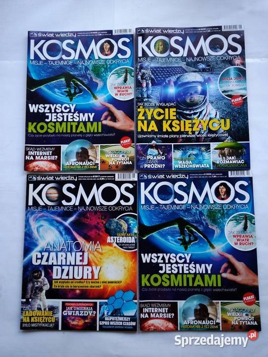 KOSMOS Świat Wiedzy miesięczniki 14 różnych Gdynia