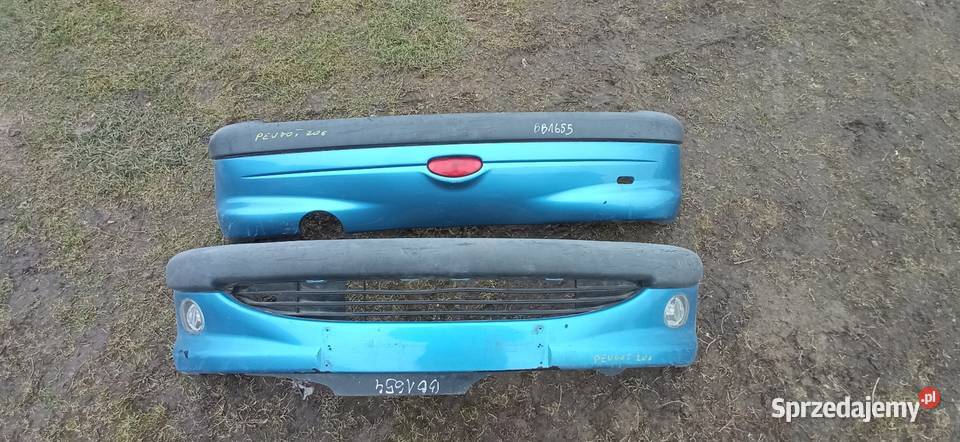 Zderzak przód i tył Peugeot 206