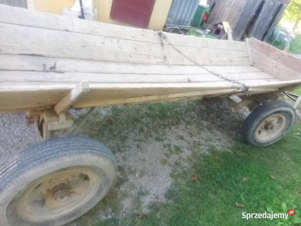 Wóz konny do ciągnika Przyczepy rolnicze lubelskie Annopol sprzedam