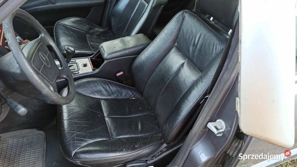 Mercedes E- klasa w210 fotel kanapa skóra czarna
