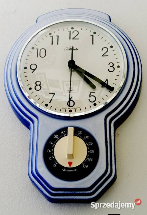 Zegar ceramiczny ścienny z lat 80 Dzierżoniów sprzedam