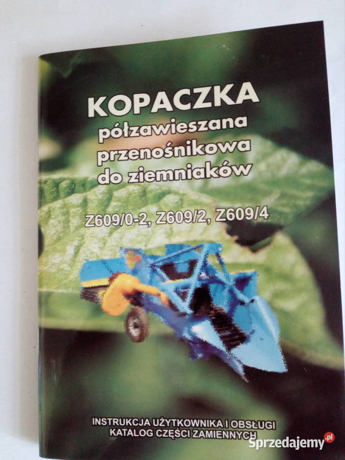 Katalog instrukcja użytkowaniaobsługi Kopaczka Parczew