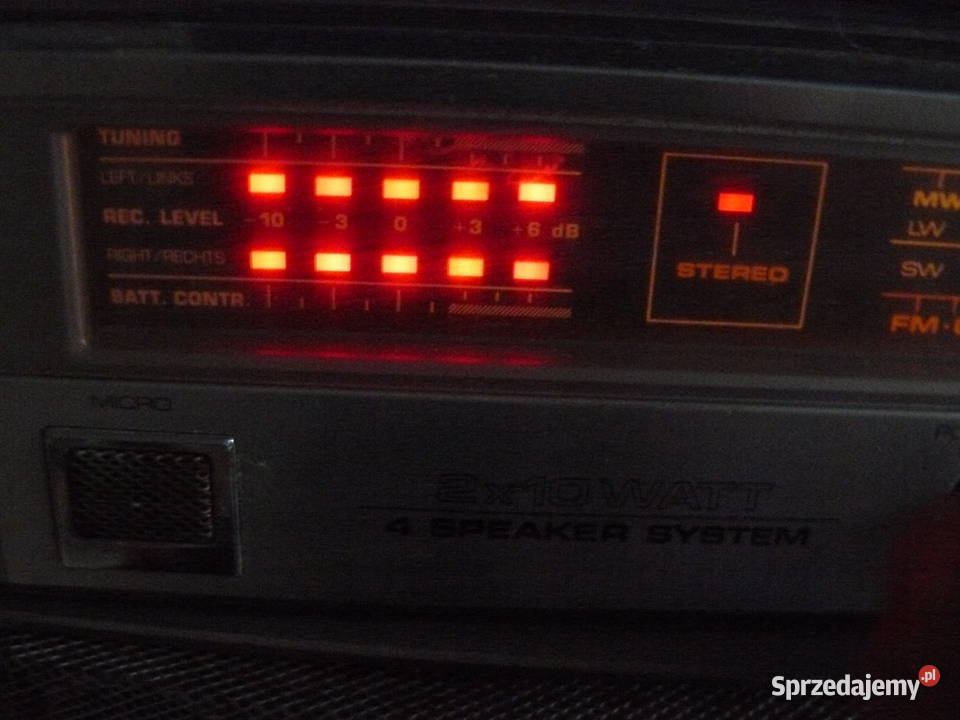 Radiomagnetofon Telefunken CR 100 82 r Nowa Sól