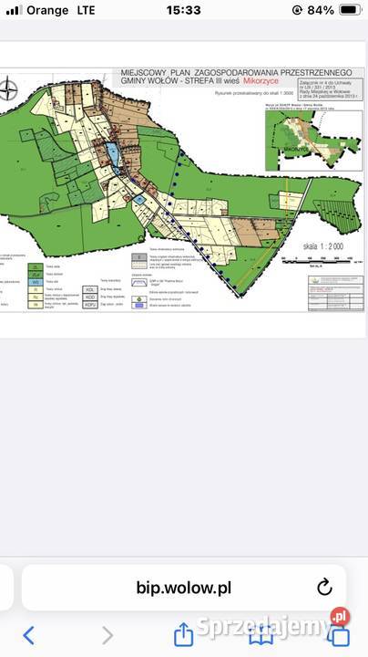 Działka 9098 m2 siedliskowa budowlana MPZP Mikorzyce
