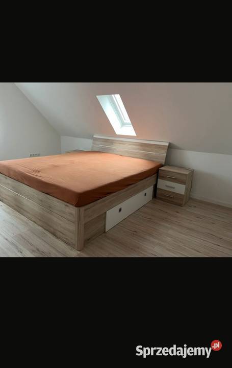 Łózko 180200 i 2 szafki 180cm