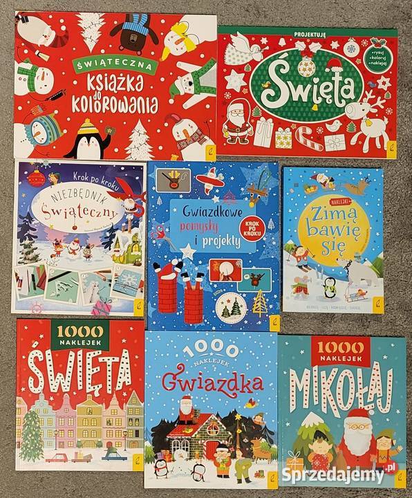 Świąteczna książka do kolorowania Projektuję Ząbki