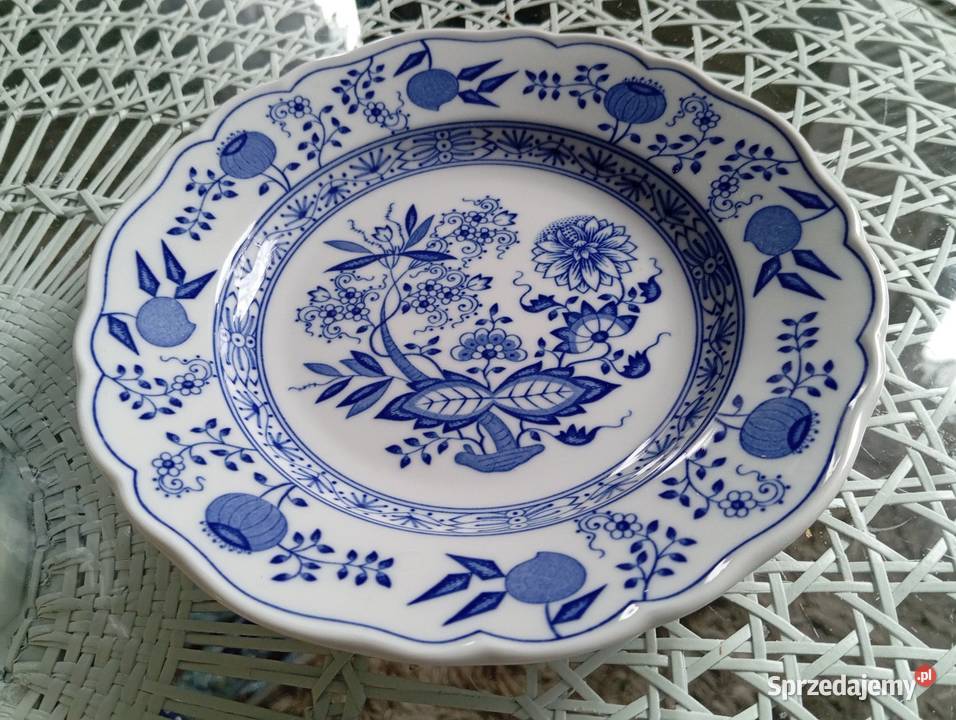 Zestaw śniadaniowy Wzór cebulowy Hutschenreuther Porcelana i szkło Zielona Góra sprzedam