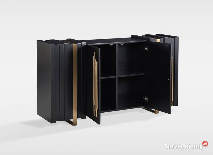 Komoda złota Pedro Glamour Premium 160x40x90