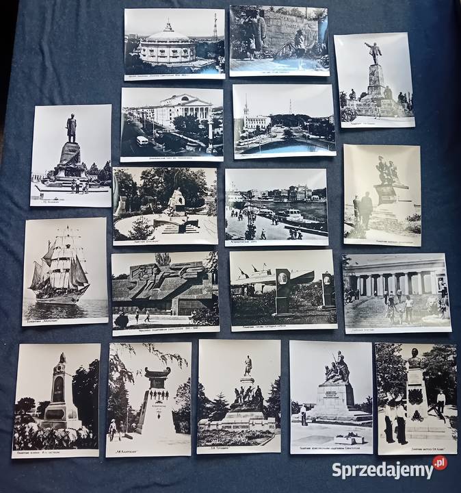 Zestaw 18 czarnobiałch fotografii Krym sprzedam