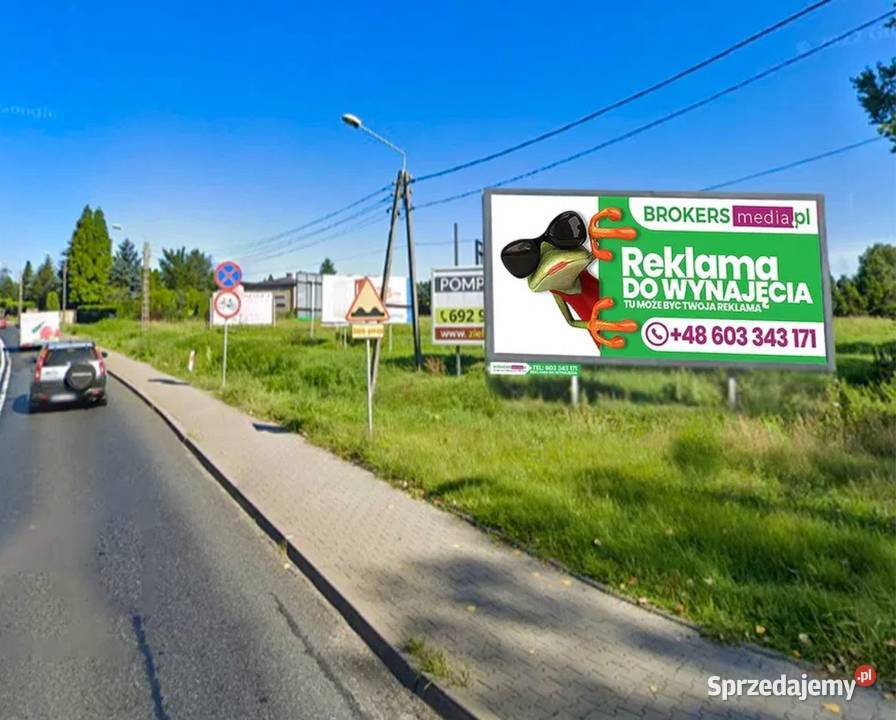 Reklama Billboard Bieruń centrum miasta Wydruk Zator