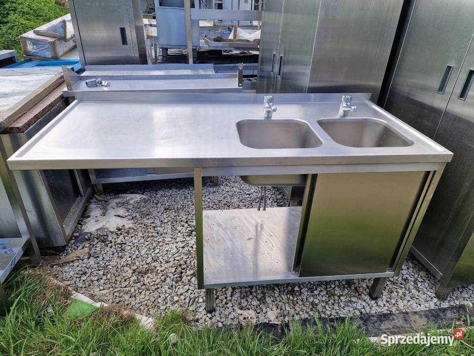 Zlew 2 Komorowy Gastronomiczny Z Szafką Z Gastronomia Ostrów Wielkopolski sprzedam