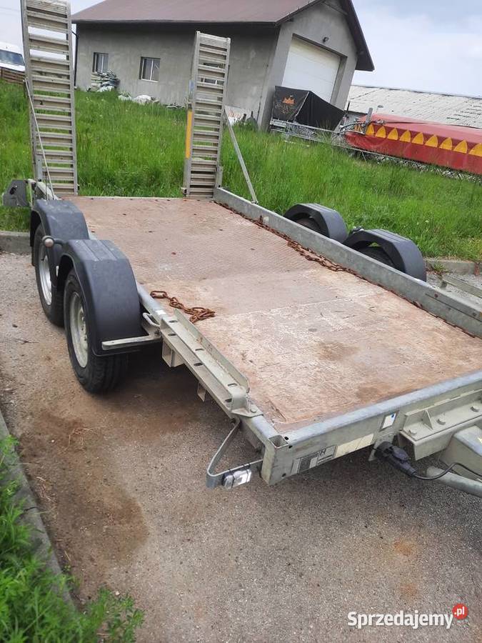 Laweta pod mini koparkę Przyczepa Budowlana 2800 Przyczepy i naczepy