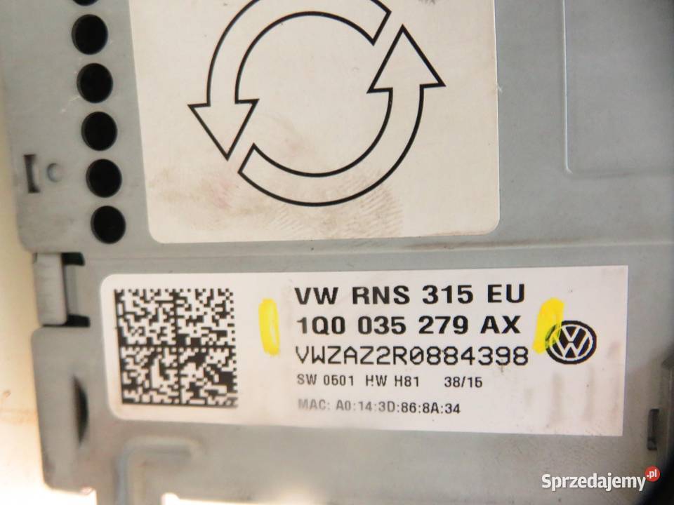 RADIO VW JETTA IV 1Q0035279AX małopolskie