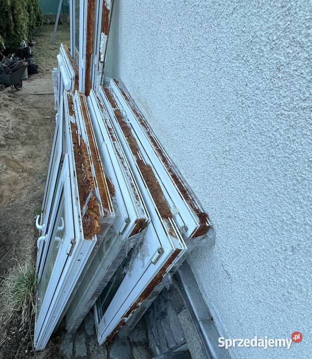 Używane okna PCV w stanie okazja Gniezno sprzedam