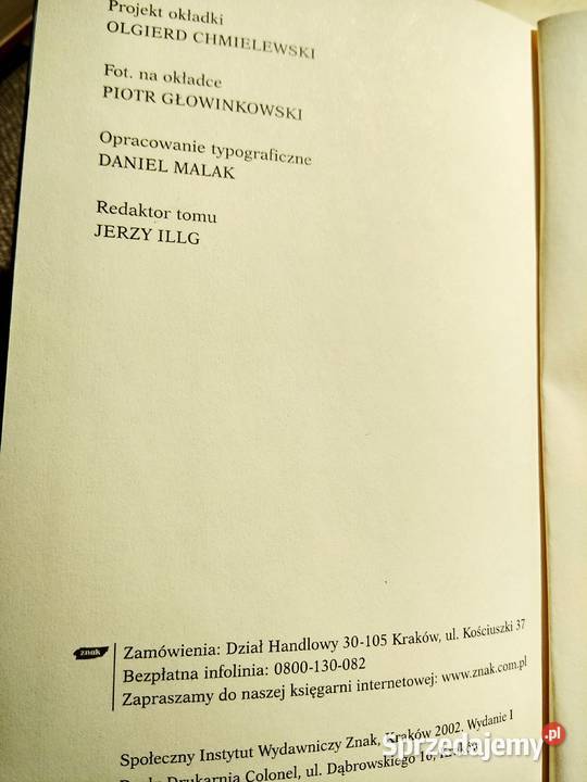 Szymborska Chwila wiersze prezenty książki Antykwariat Warszawa