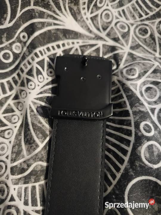 Czarny pasek Louis Vuitton czarny Włocławek