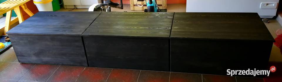 Skrzynia stolik kawowy pufa siedzisko kufer Radków