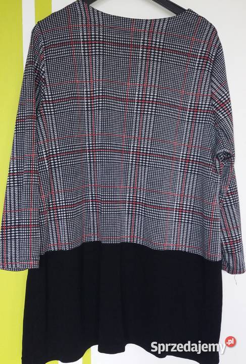 XXL52 Wygodna dwumateriałowa tunika Antom Gliwice