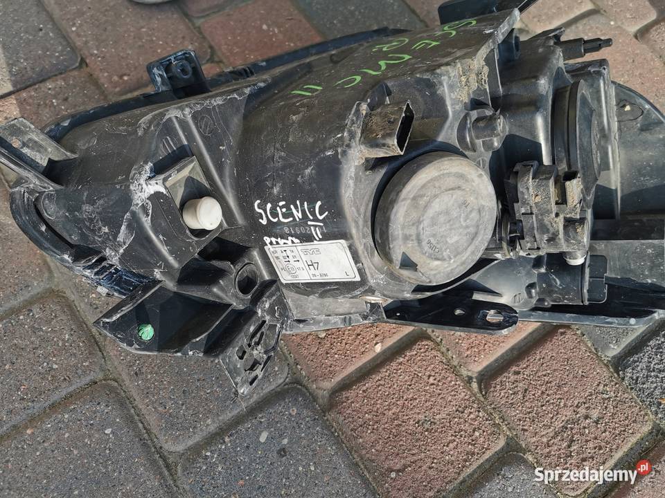 Lampa przednia prawa SCENIC 2 Części samochodowe
