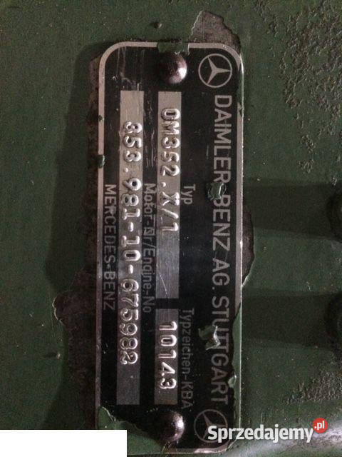Mercedes om352 CZĘŚCI Jastrzębniki