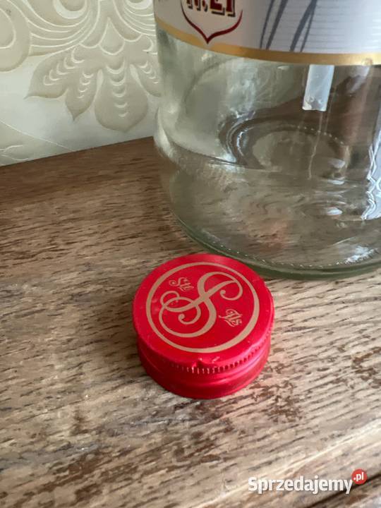 Butelka szklana 45 litra z pompką biały Bystrzyca Kłodzka