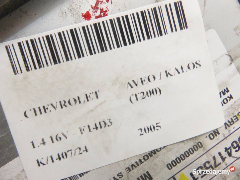 STEROWNIK CHEVROLET AVEO KALOS T200 14 16V