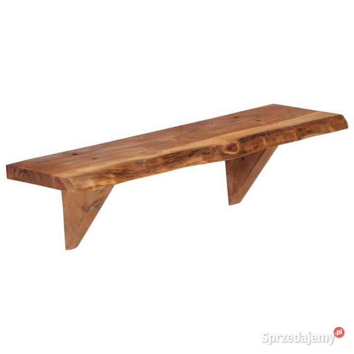 Półki ścienne 2 60 x 20 x 18 lite drewno Warszawa