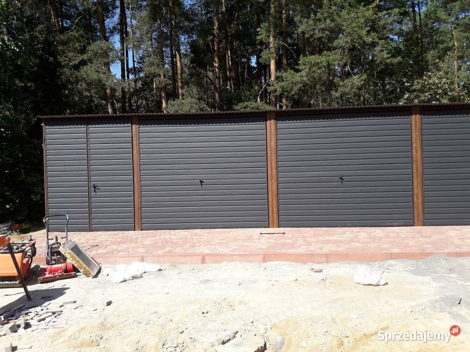Garaż Blaszany z zadaszeniem Blaszak z dachem Sprzedaż kujawsko-pomorskie Solec Kujawski