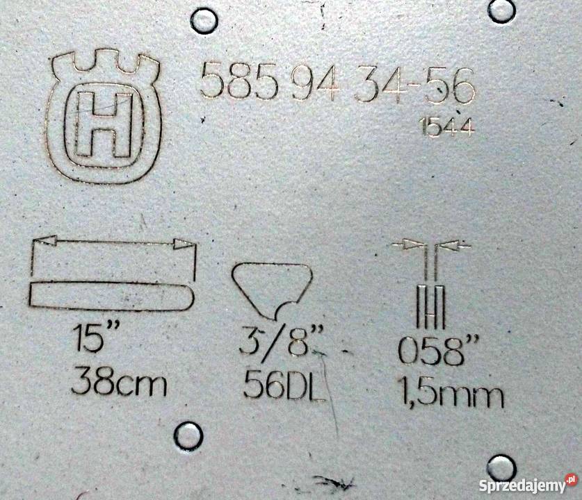prowadnica husqvarna z łańcuchem Oleśnica