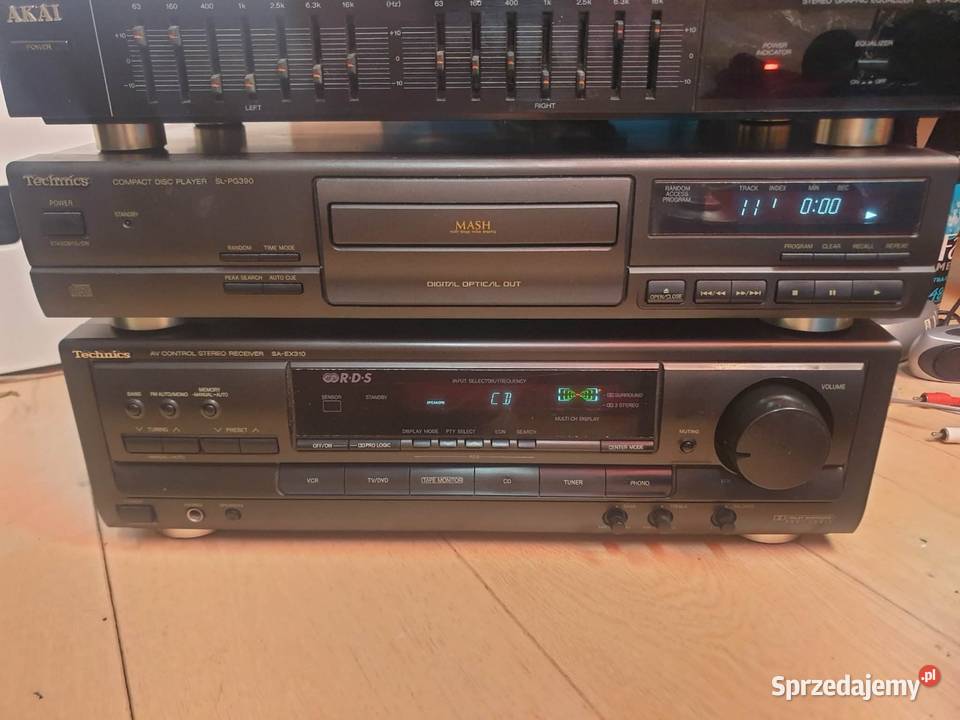 Technics wzmacniacz plus cd Technics podkarpackie Leżajsk