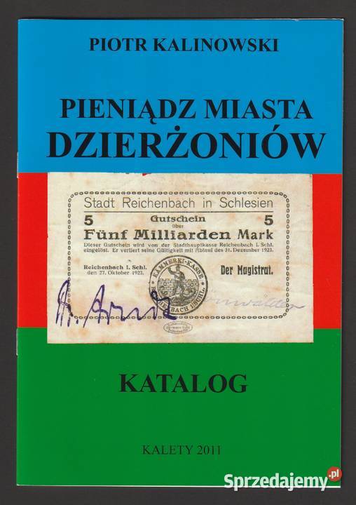 Pieniądz miasta Dzierżoniów Piotr Kalinowski Łódź