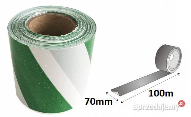 Taśma ostrzegawcza foliowa wygrodzeniowa