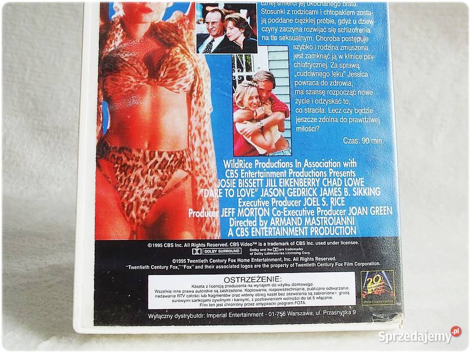 Kaseta VHS Oddana Miłości Dare to Love Film na Żary