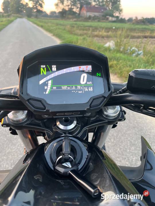 Kawasaki z650 2025 1500 przebiegu 1490km Słubice