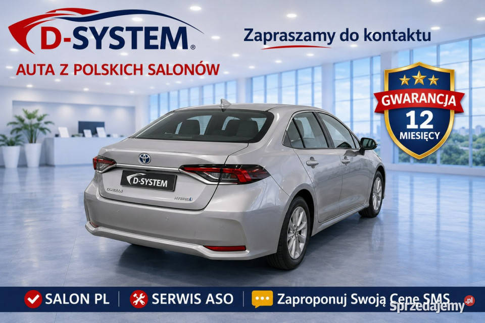 Toyota Corolla 23r Salon Polska 18 HYBRID 1wł podlaskie Białystok
